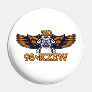 KZEW 98 FM Dallas 1973 Pin