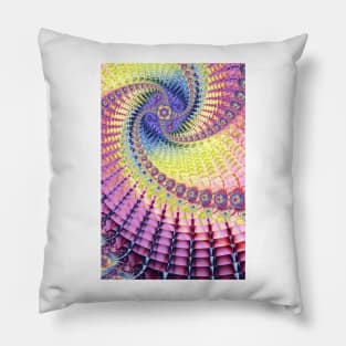 Colourful Fractal Vortex Pillow