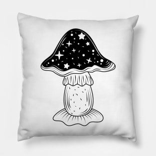 Galaxy Mushroom Pillow