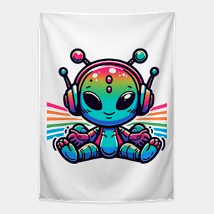 Dreamy Alien Dash Tapestry