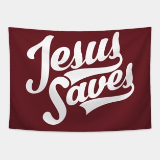 Jesus Saves Tapestry