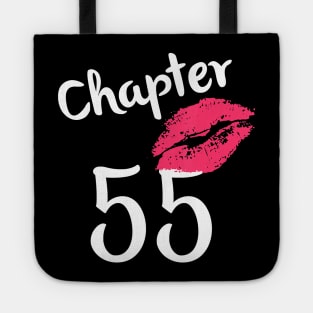 Chapter 55 years 55th Happy Birthday Lips Women Born In 1965 T-Shirt Tote