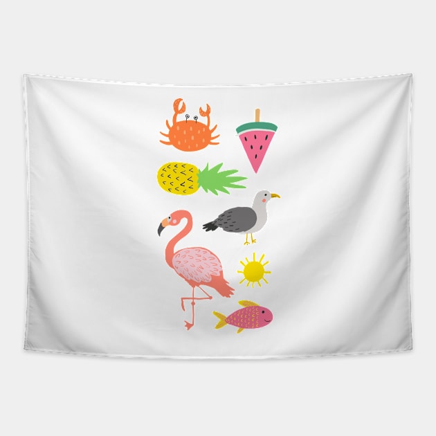 Summer Fun Tapestry by Jacqueline Hurd