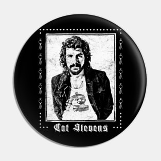 Cat Stevens // Retro Fan Artwork Design Pin