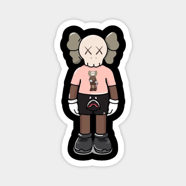 Kaws Design 7 Magnet by Vidi MusiCartoon