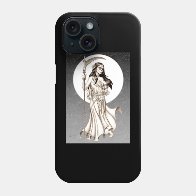 Reaper with Hourglass Phone Case by Paul_Abrams