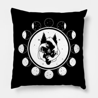 Mystic Wolf Pillow