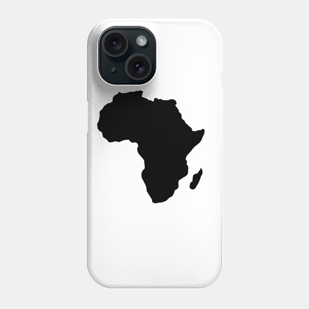 Map of Africa Phone Case by sweetsixty