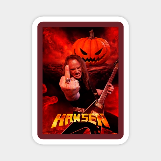 helloween Kai Hansen Magnet by Alan Frost artwork