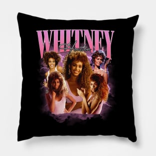 Whitney Houston Vintage Pillow