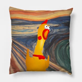 Rubber Chicken Scream Pillow