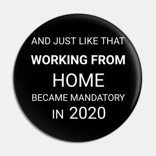 #Covid and Working from Home Pin