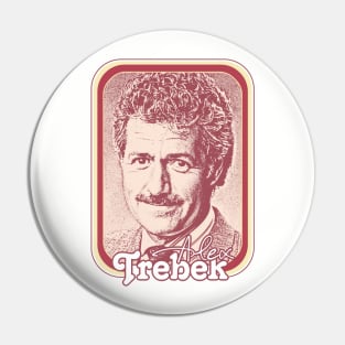 Alex Trebek / Retro Vintage Aesthetic Fan Design Pin