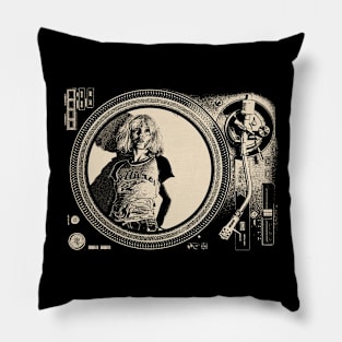 Vinyl Record Blondie qUEEN Pillow