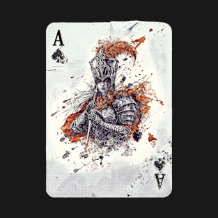 Queen of spades poker card: The Dark Warrior T-Shirt