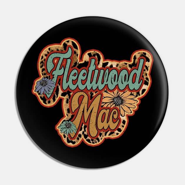 Vintage Fleetwood Proud Name Mac Personalized Birthday Retro Pin by Friday The 13th