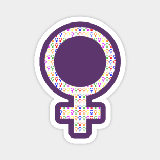 Female Symbol Feminist Magnet