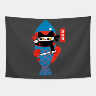 Ninja neko Tapestry