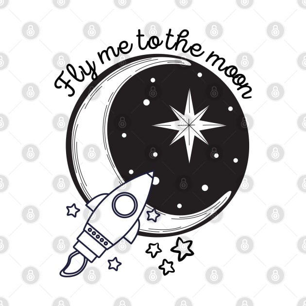 Fly me to the Moon by AnnaDreamsArt