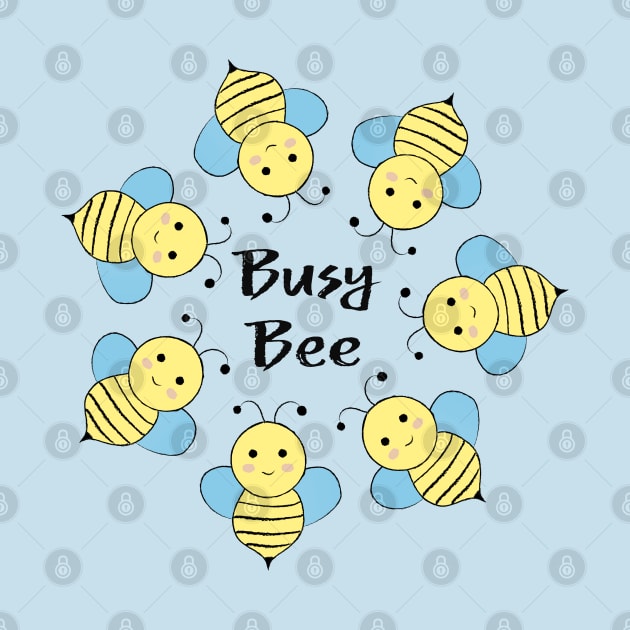 Cute Busy Bee by Hedgie Designs