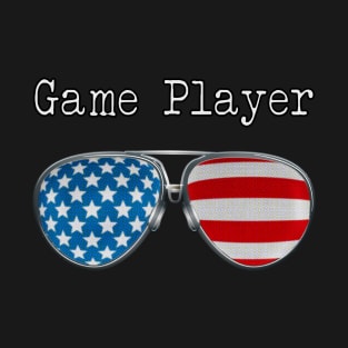 AMERICA PILOT GLASSES GAME PLAYER T-Shirt