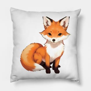 Red Fox: Graceful Elegance of Nature's Wild Canine Pillow