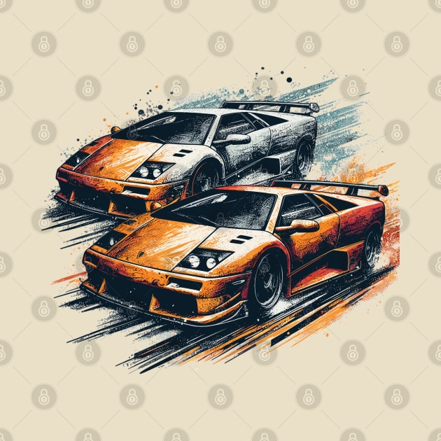 Lamborghini Diablo by Vehicles-Art