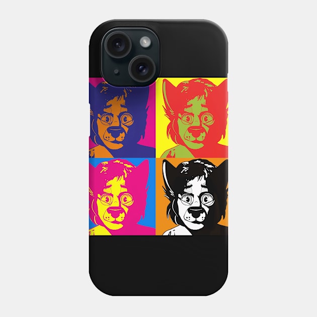 Pop Art Furry Design Phone Case by PearlWiseCreations