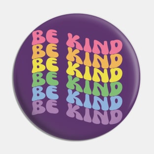 Be Kind Rainbow Pin