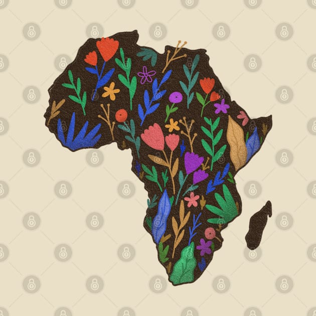 AFRICA CONTINENT by Freckle Face