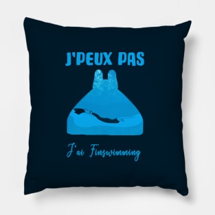 J'peux pas j'ai finswimming Pillow