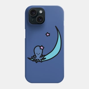 Blue Moon Octopus Phone Case