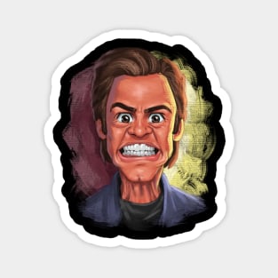 Jim Carrey Digital Painting Magnet