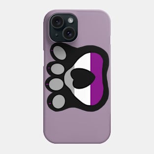 Asexual Paw Print Phone Case