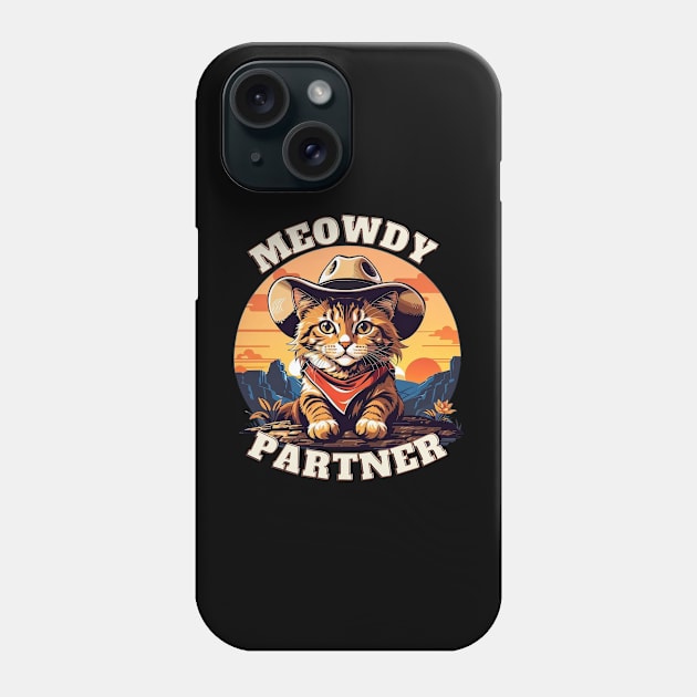 Meowdy Partner Cat Phone Case by Trip Tank