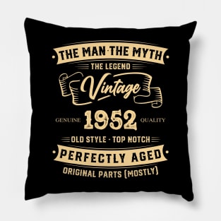 The Legend Vintage 1952 Perfectly Aged Pillow