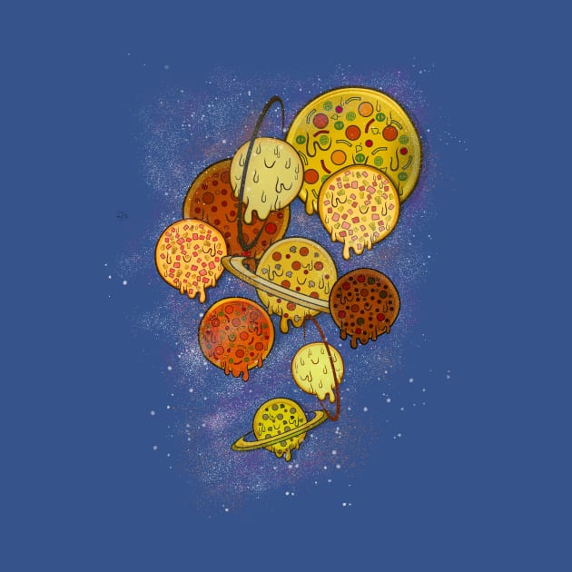 THE PLANETS OF PIZZA by Chevsy