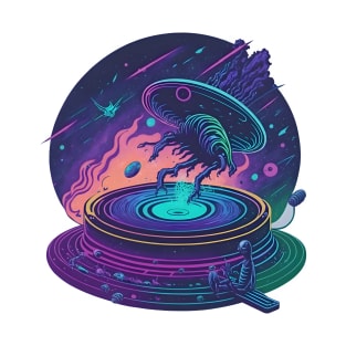 Galactic Record Player T-Shirt