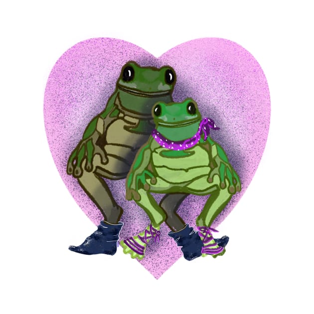 Frogs love by ArtKsenia