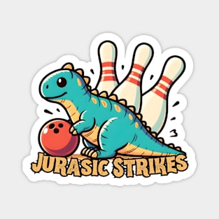 Bowling dinosaur Magnet