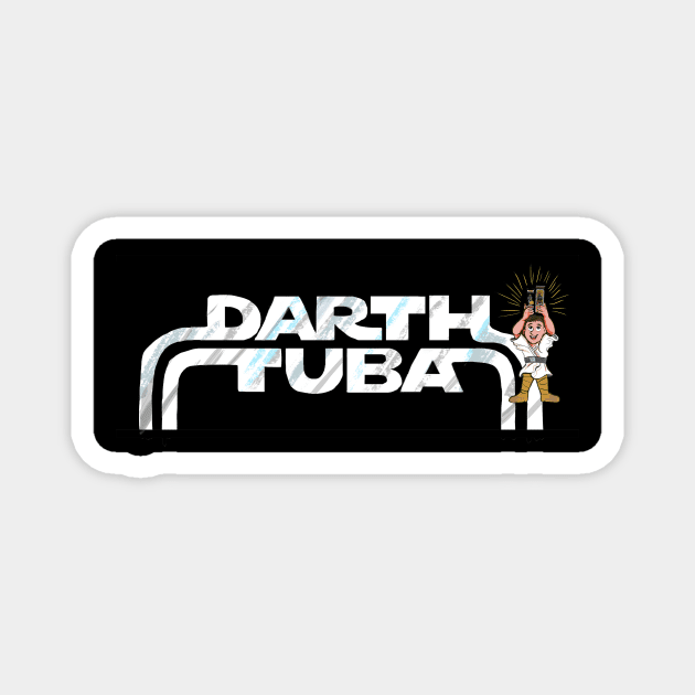 Darth Tuba Card Logo Magnet by Darth Tuba