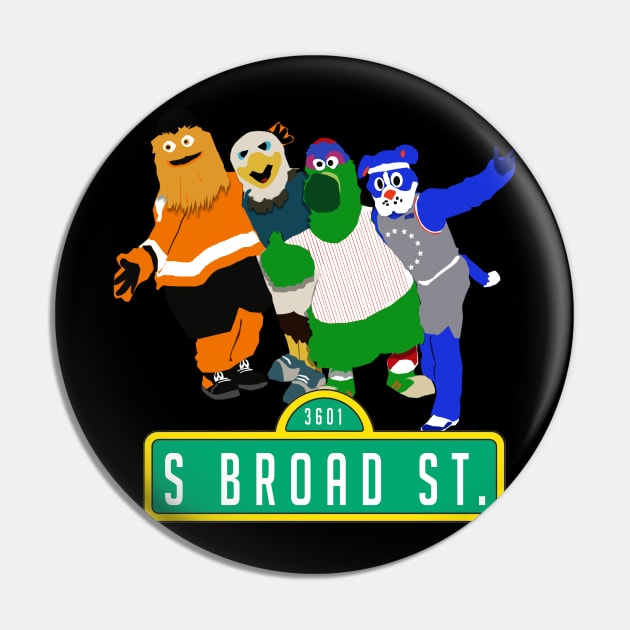 Broad St Squad Pin by Philly Drinkers