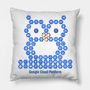 Google Cloud Elements Owl Pillow