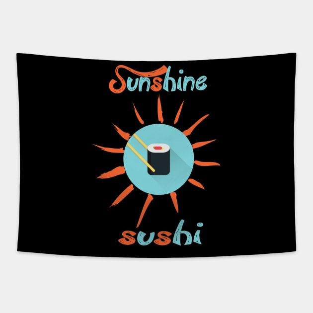 Sushi And SunShine Tapestry by Aleksandar NIkolic