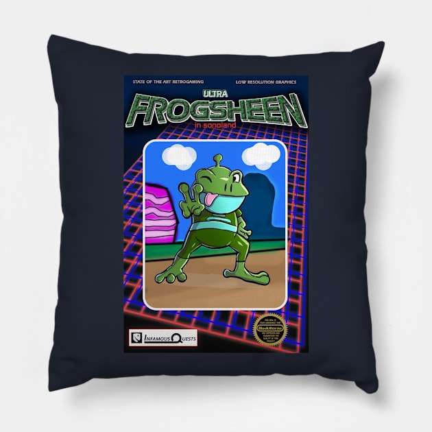 Frogsheen Capcom-Style Box Pillow by Infamous_Quests