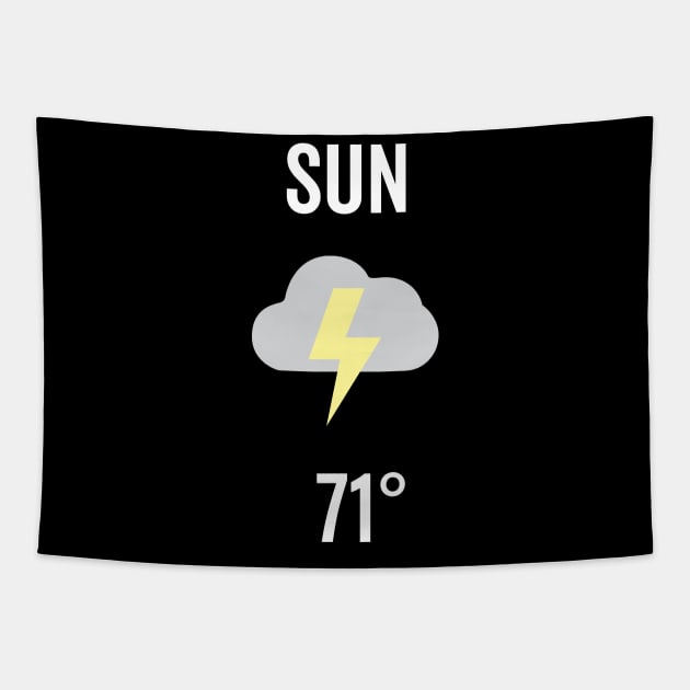 Sunday Weather Costume Tapestry by DetourShirts