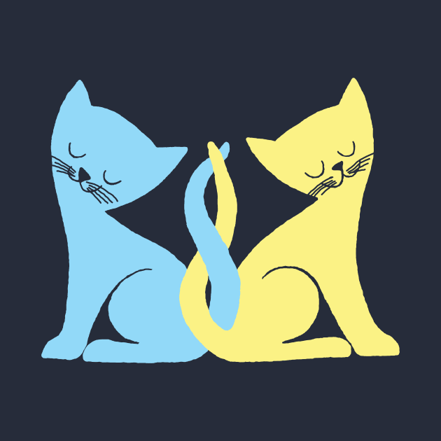 Two Cats by Joodls