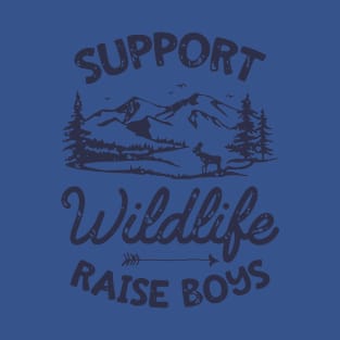 support wildlife raise boys 2 T-Shirt
