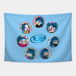 XG chibi design Tapestry