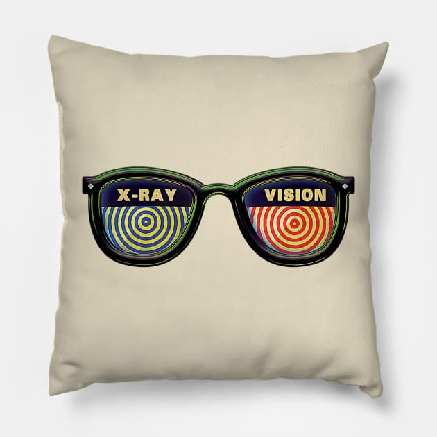 X ray Vision Pillow by CS77